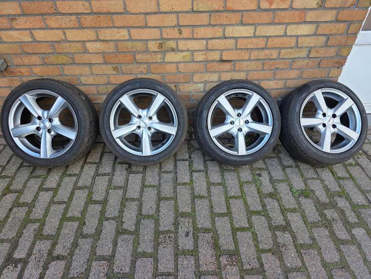 4 Dezent 16" velgen in perfecte staat met banden, Auto-onderdelen, Banden en Velgen, Band(en), Zomerbanden, 16 inch, 195 mm, Personenwagen