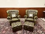 Springvale Chesterfield Woburn Fauteuil Set, Antiek en Kunst, Ophalen of Verzenden