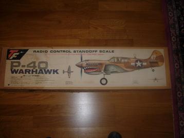 Avion RC P40 Warhawk, Enlèvement ou Envoi, Neuf, Nitro