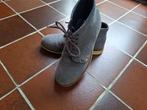 Bottines en daim - Pointure 38, Gris, Enlèvement, Boots et Botinnes, Porté
