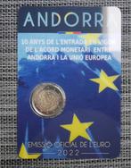 2 euros Andorra 2022 Accord Monétaire entre Andorre et l'UE, 2 euros, Série, Enlèvement ou Envoi, Autres pays