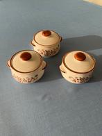 3 vuurvaste potjes, Maison & Meubles, Enlèvement, Comme neuf