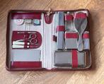 Retro Ensemble de toilettage vintage sac de toilette, Enlèvement ou Envoi, Soins personnels