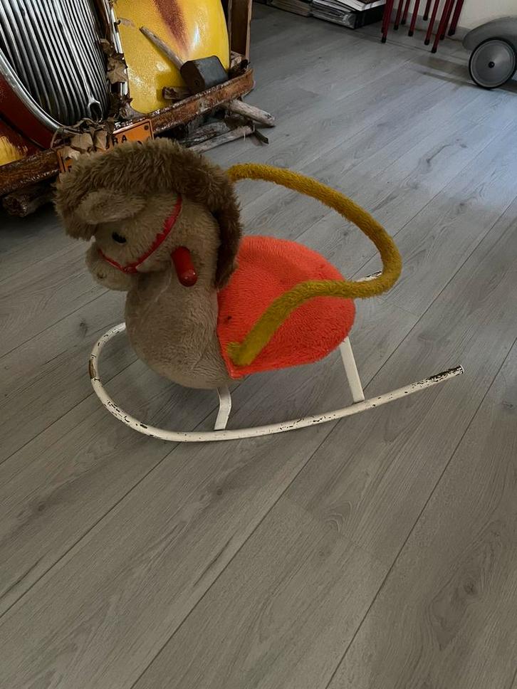 Vintage schommelpaard, Kinderen en Baby's, Speelgoed | Hobbelfiguren, Gebruikt, Ophalen