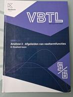 VBTL Analyse 2 Afgeleiden van veeltermfuncties 
D-finaliteit, Boeken, Ophalen, ASO, Wiskunde A, Die keure