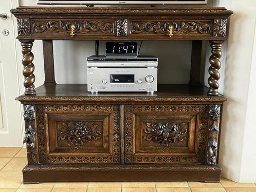 Antieke Franse eiken commode, Huis en Inrichting, Kasten | Dressoirs, Ophalen
