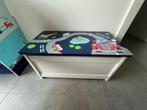 Kinderkast kist jongen blauw, Kinderen en Baby's, Gebruikt, Minder dan 50 cm, Ophalen, Minder dan 90 cm