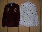 2 mooie meisjes bloesjes. Maat 122-128, Kinderen en Baby's, Kinderkleding | Maat 122, C&A, Meisje, Overhemd of Blouse, Ophalen of Verzenden