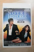 filmaffiche Alain Delon notre histoire 1984 filmposter, Collections, Posters & Affiches, Enlèvement ou Envoi, Rectangulaire vertical