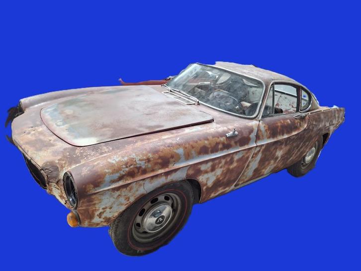 VOLVO 1800 S 1967, Auto's, Oldtimers, Particulier, Volvo, Benzine, Coupé, 2 deurs, Handgeschakeld, Wit, Zwart, Kunstmatig leder