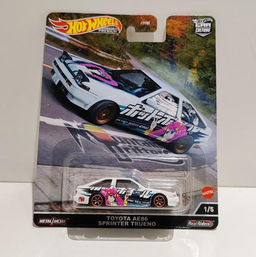 Hot Wheels Toyota AE86 Sprinter Trueno Mountain drifters, Hobby en Vrije tijd, Modelauto's | Overige schalen, Ophalen of Verzenden