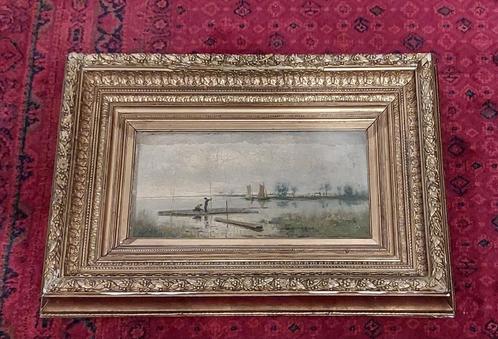Willem Cornelis Rip (1856-1922) - Olieverf op doek, Antiek en Kunst, Kunst | Schilderijen | Klassiek, Ophalen