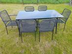 Table et chaises de jardin, Overige materialen, 6 zitplaatsen, Gebruikt, Loungeset