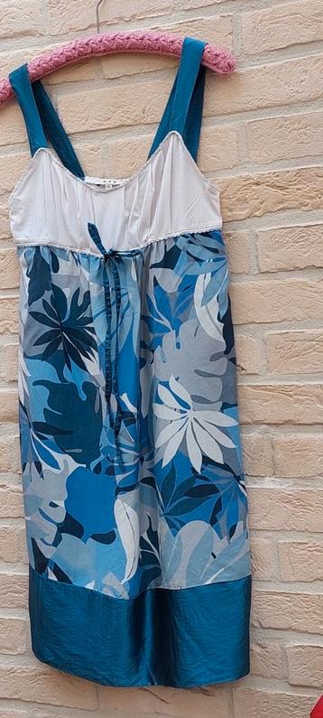 Kleedje maat 36 wax, Blauw, Ophalen of Verzenden, Zo goed als nieuw, Wax