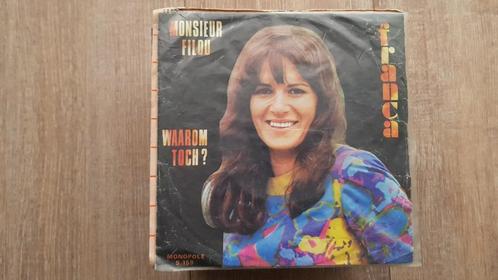 45T Franca - Monsieur Filou, Cd's en Dvd's, Vinyl Singles, Gebruikt, Single, Nederlandstalig, 7 inch, Ophalen of Verzenden