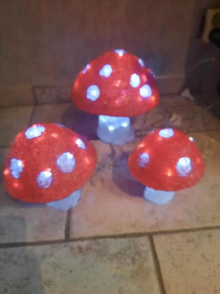 paddestoelen met licht, zo goed als nieuw, Diversen, Kerst, Zo goed als nieuw, Ophalen of Verzenden