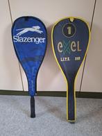 squash rackets, Sport en Fitness, Ophalen of Verzenden, Zo goed als nieuw, Racket, Met hoes