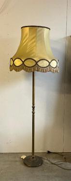 Antieke vloerlamp in  messing, Antiek en Kunst, Ophalen