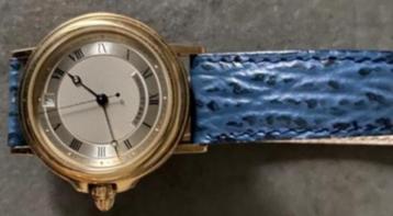 Belle montre-bracelet Breguet Marine 3400BA en parfait état, Montre-bracelet, Autres marques, Enlèvement ou Envoi, Cuir