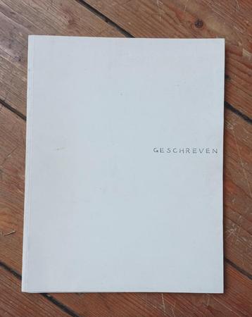 Guy Rombouts Geschreven en gedrukt. Kunstenaarsboek  beschikbaar voor biedingen