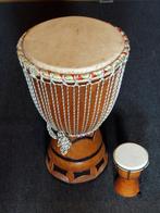 Djembe grote en kleine, Musique & Instruments, Musiques & Instruments Autre, Enlèvement, Comme neuf