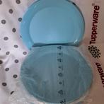 Tupperware campingborden/pique-nique borden 28 cm, Nieuw, Blauw, Verzenden
