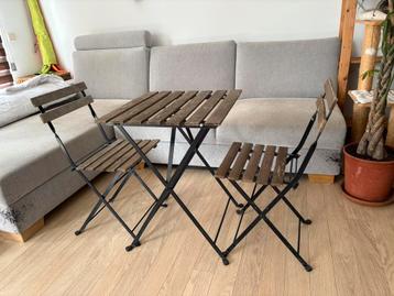 TÄRNÖ Tafel+2 stoelen beschikbaar voor biedingen