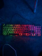 RGB gaming keyboard, Muziek en Instrumenten, Overige aantallen, Zo goed als nieuw, Met standaard, Ophalen