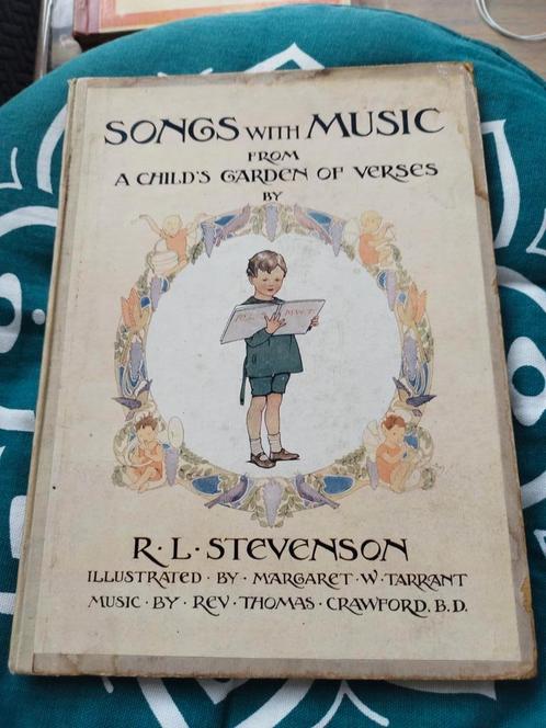 Songs of music from a child's garden of verses by Stevenson, Antiek en Kunst, Antiek | Boeken en Manuscripten, Ophalen of Verzenden