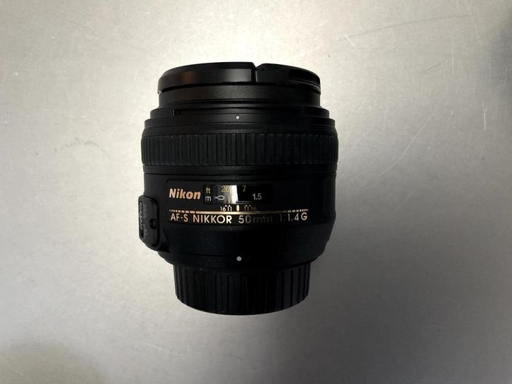 Nikkor lens AF-S Nikkor 50 MM f/1. 4G, Audio, Tv en Foto, Foto | Lenzen en Objectieven, Zo goed als nieuw, Groothoeklens, Ophalen