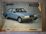 Volvo 240, Auto diversen, Handleidingen en Instructieboekjes, Ophalen of Verzenden