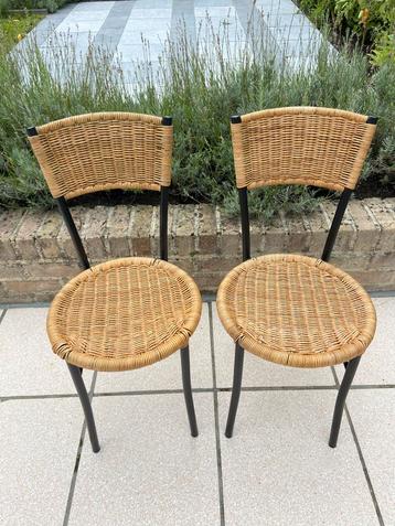 Chaises en rotin vintage  beschikbaar voor biedingen