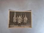 WWII foto Duitse soldaten in camouflageponcho (erfenis), Ophalen of Verzenden