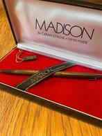 Madison balpen Caran D'ache, verzilverde roller pen, Verzenden, Zo goed als nieuw, Balpen