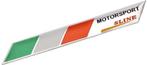 Italy vlag Motorsport S-Line aluminium plaatje #5, Envoi