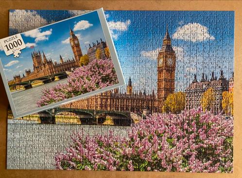 Puzzle n124 de 1000 pièces complet, Hobby en Vrije tijd, Denksport en Puzzels, Legpuzzel, Ophalen