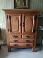 1 barkast en dressoir in eik, Antiek en Kunst, Ophalen