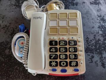 Telefoon met grote cijfers., Telecommunicatie, Vaste telefoons | Niet Draadloos, Ophalen, Gebruikt