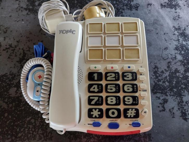 Telefoon met grote cijfers., Telecommunicatie, Vaste telefoons | Niet Draadloos, Gebruikt, Ophalen