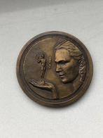 Medaille • brons • Georges Contaux • stuk • vintage, Ophalen, Brons