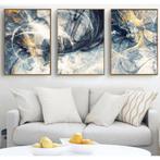 Brushed Abstract Canvas - 3 piece, Antiek en Kunst, Ophalen