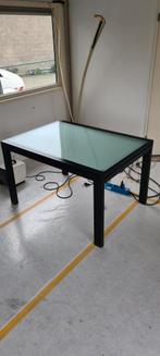 stalen frame met gezandstraald glas, Huis en Inrichting, Ophalen, Gebruikt, 200 cm of meer, 50 tot 100 cm