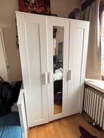 Brimnes kleerkast met spiegel van Ikea, Huis en Inrichting, Kasten | Kleerkasten, Ophalen, Zo goed als nieuw