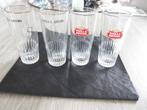 4 Stellaglazen geribbeld 25cl 2 soorten. Prijs per stuk, Ophalen, Zo goed als nieuw, Bierglas