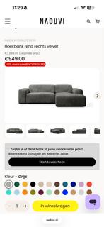 Naduvi Nina Hoekbank, Huis en Inrichting, Ophalen, Zo goed als nieuw, Hoekbank