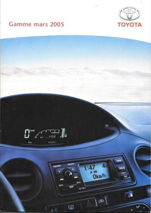 TOYOTA gamma 2005, Boeken, Auto's | Folders en Tijdschriften, Nieuw, Toyota, Ophalen of Verzenden