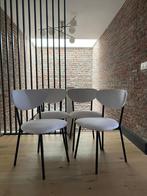 Eetkamerstoelen 4stuks Wit Teddy, Huis en Inrichting, Ophalen, Wit, Zo goed als nieuw, Vier
