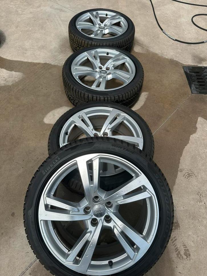 Audi / Mercedes velgen banden wintersets, Auto-onderdelen, Banden en Velgen, Band(en), Winterbanden, Ophalen
