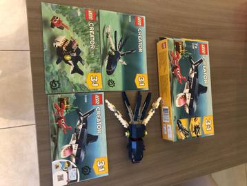 Lego (12 verschillende sets, allemaal volledig) beschikbaar voor biedingen