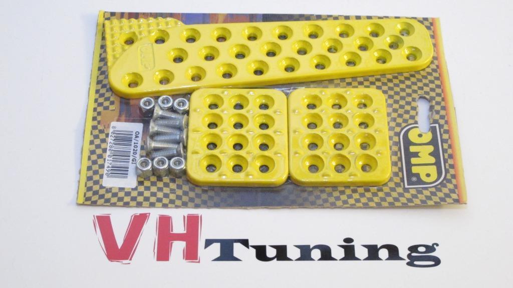 OMP OA/1020/GI OMP Pedaalset (OA1020) aluminium gecoat Geel,, Enlèvement